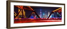 China 10MKm2 Collection - Colorful Garden Bridge - Shanghai-Philippe Hugonnard-Framed Photographic Print