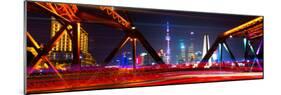 China 10MKm2 Collection - Colorful Garden Bridge - Shanghai-Philippe Hugonnard-Mounted Photographic Print