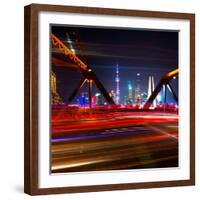 China 10MKm2 Collection - Colorful Garden Bridge - Shanghai-Philippe Hugonnard-Framed Photographic Print