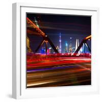 China 10MKm2 Collection - Colorful Garden Bridge - Shanghai-Philippe Hugonnard-Framed Photographic Print