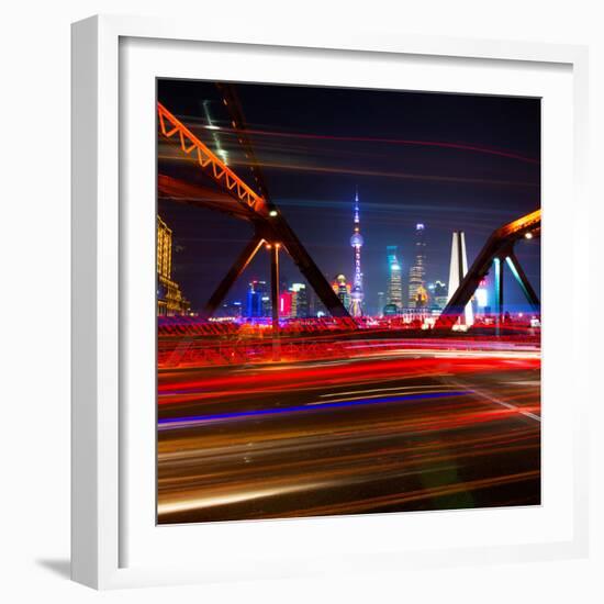 China 10MKm2 Collection - Colorful Garden Bridge - Shanghai-Philippe Hugonnard-Framed Photographic Print