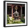 China 10MKm2 Collection - Detail Buddhist Temple - Elephant Statue-Philippe Hugonnard-Framed Photographic Print