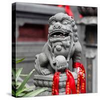 China 10MKm2 Collection - Detail Buddhist Temple-Philippe Hugonnard-Stretched Canvas