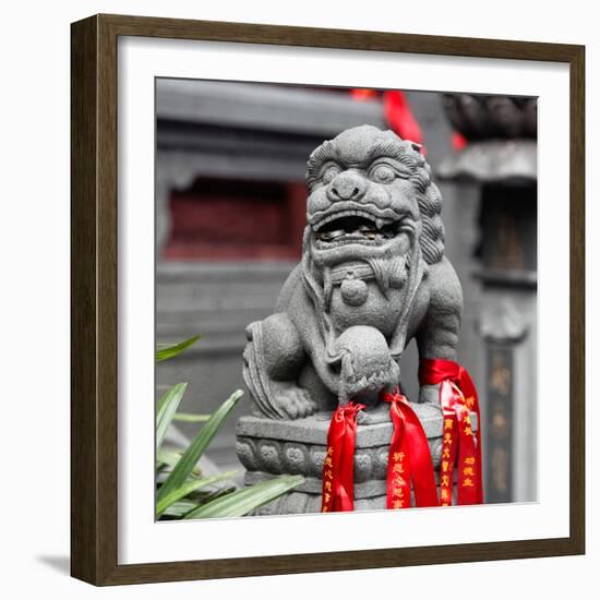 China 10MKm2 Collection - Detail Buddhist Temple-Philippe Hugonnard-Framed Photographic Print