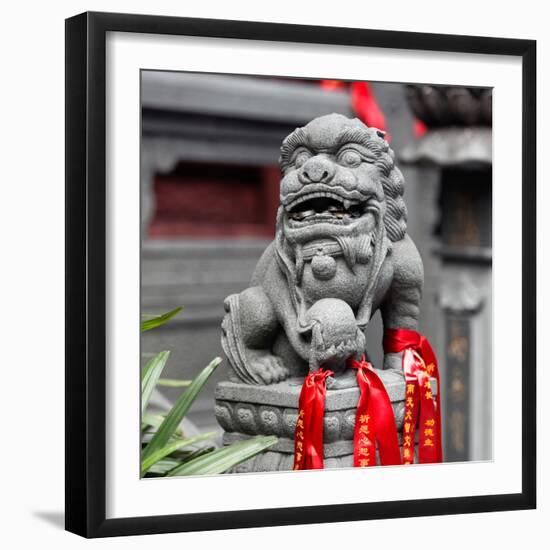 China 10MKm2 Collection - Detail Buddhist Temple-Philippe Hugonnard-Framed Photographic Print