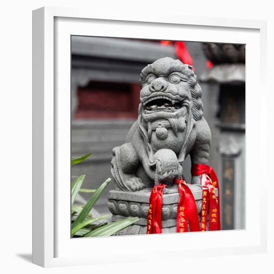 China 10MKm2 Collection - Detail Buddhist Temple-Philippe Hugonnard-Framed Photographic Print