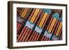 China 10MKm2 Collection - Detail of Buddhist Temple-Philippe Hugonnard-Framed Photographic Print