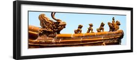 China 10MKm2 Collection - Detail of Lama Temple-Philippe Hugonnard-Framed Photographic Print