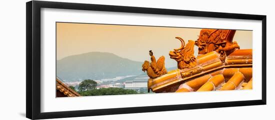 China 10MKm2 Collection - Detail of Lama Temple-Philippe Hugonnard-Framed Photographic Print