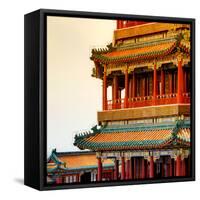 China 10MKm2 Collection - Detail of Summer Palace at sunset-Philippe Hugonnard-Framed Stretched Canvas