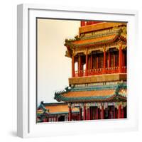 China 10MKm2 Collection - Detail of Summer Palace at sunset-Philippe Hugonnard-Framed Photographic Print