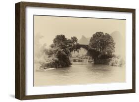 China 10MKm2 Collection - Dragon Bridge on the Yulong river-Philippe Hugonnard-Framed Photographic Print