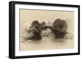 China 10MKm2 Collection - Dragon Bridge on the Yulong river-Philippe Hugonnard-Framed Photographic Print