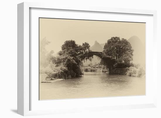 China 10MKm2 Collection - Dragon Bridge on the Yulong river-Philippe Hugonnard-Framed Photographic Print