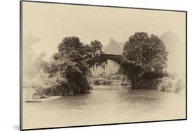 China 10MKm2 Collection - Dragon Bridge on the Yulong river-Philippe Hugonnard-Mounted Photographic Print