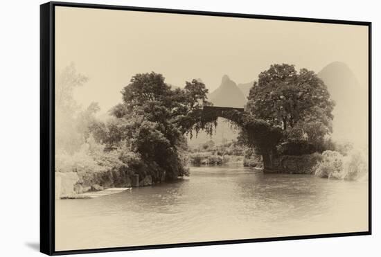 China 10MKm2 Collection - Dragon Bridge on the Yulong river-Philippe Hugonnard-Framed Stretched Canvas