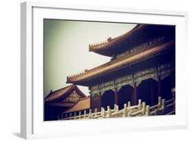 China 10MKm2 Collection - Forbidden City Architecture-Philippe Hugonnard-Framed Photographic Print