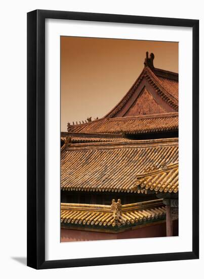 China 10MKm2 Collection - Forbidden City Architecture-Philippe Hugonnard-Framed Photographic Print