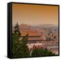 China 10MKm2 Collection - Forbidden City at sunset - Beijing-Philippe Hugonnard-Framed Stretched Canvas