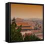 China 10MKm2 Collection - Forbidden City at sunset - Beijing-Philippe Hugonnard-Framed Stretched Canvas