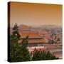 China 10MKm2 Collection - Forbidden City at sunset - Beijing-Philippe Hugonnard-Stretched Canvas