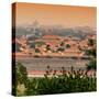 China 10MKm2 Collection - Forbidden City at sunset - Beijing-Philippe Hugonnard-Stretched Canvas