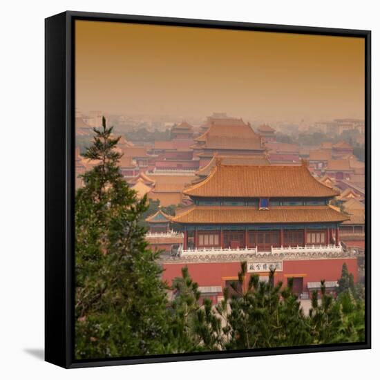 China 10MKm2 Collection - Forbidden City at sunset - Beijing-Philippe Hugonnard-Framed Stretched Canvas