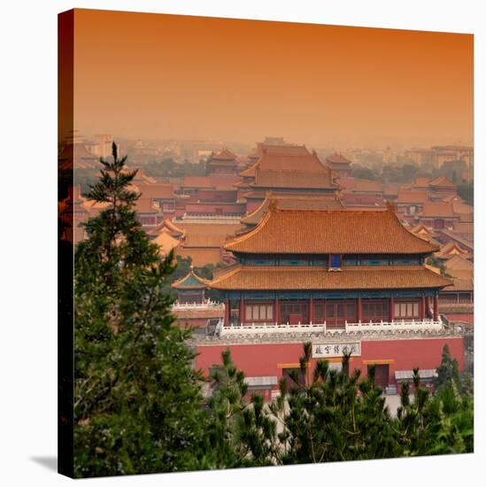China 10MKm2 Collection - Forbidden City at sunset - Beijing-Philippe Hugonnard-Stretched Canvas