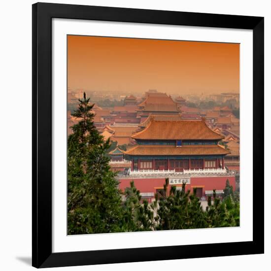 China 10MKm2 Collection - Forbidden City at sunset - Beijing-Philippe Hugonnard-Framed Photographic Print