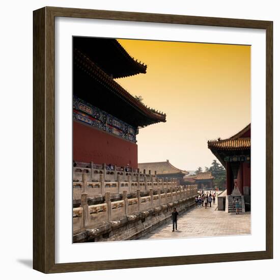 China 10MKm2 Collection - Forbidden City at sunset-Philippe Hugonnard-Framed Photographic Print