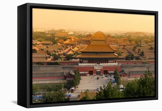 China 10MKm2 Collection - Forbidden City at Sunset-Philippe Hugonnard-Framed Stretched Canvas