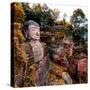 China 10MKm2 Collection - Giant Buddha of Leshan in Autumn-Philippe Hugonnard-Stretched Canvas