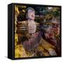 China 10MKm2 Collection - Giant Buddha of Leshan in Autumn-Philippe Hugonnard-Framed Stretched Canvas