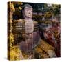 China 10MKm2 Collection - Giant Buddha of Leshan in Autumn-Philippe Hugonnard-Stretched Canvas
