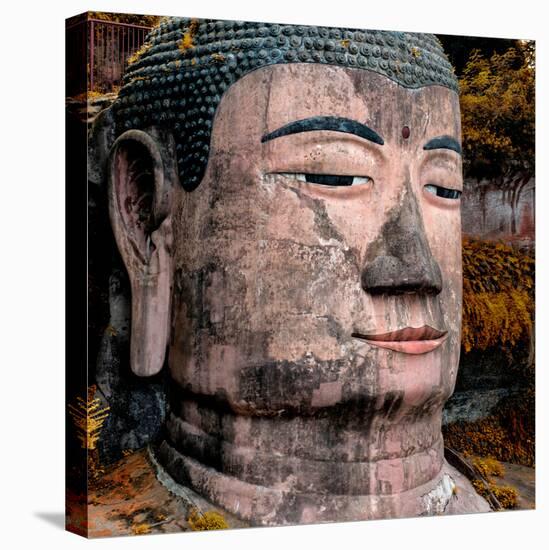 China 10MKm2 Collection - Giant Buddha of Leshan in Autumn-Philippe Hugonnard-Stretched Canvas