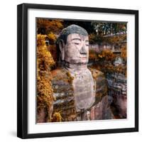 China 10MKm2 Collection - Giant Buddha of Leshan in Autumn-Philippe Hugonnard-Framed Photographic Print