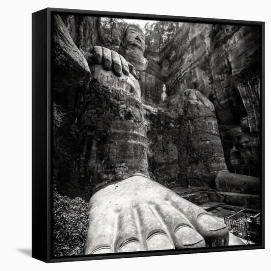 China 10MKm2 Collection - Giant Buddha of Leshan-Philippe Hugonnard-Framed Stretched Canvas