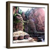 China 10MKm2 Collection - Giant Buddha of Leshan-Philippe Hugonnard-Framed Photographic Print