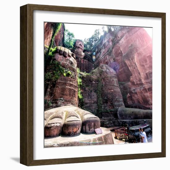 China 10MKm2 Collection - Giant Buddha of Leshan-Philippe Hugonnard-Framed Photographic Print