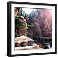 China 10MKm2 Collection - Giant Buddha of Leshan-Philippe Hugonnard-Framed Photographic Print