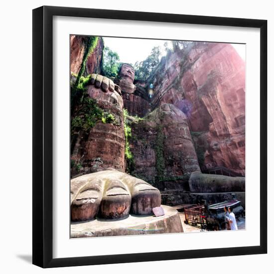 China 10MKm2 Collection - Giant Buddha of Leshan-Philippe Hugonnard-Framed Photographic Print