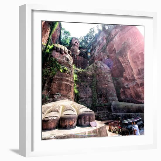 China 10MKm2 Collection - Giant Buddha of Leshan-Philippe Hugonnard-Framed Photographic Print