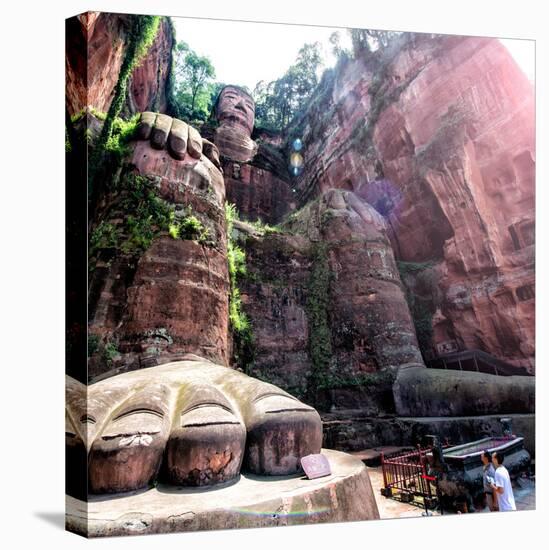 China 10MKm2 Collection - Giant Buddha of Leshan-Philippe Hugonnard-Stretched Canvas