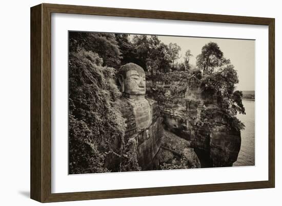 China 10MKm2 Collection - Giant Buddha of Leshan-Philippe Hugonnard-Framed Photographic Print