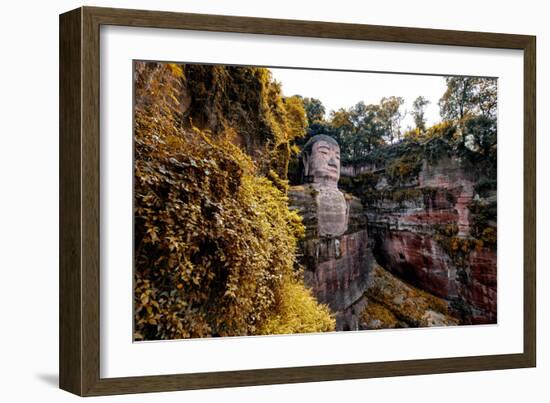 China 10MKm2 Collection - Giant Buddha of Leshan-Philippe Hugonnard-Framed Photographic Print