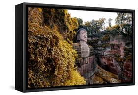 China 10MKm2 Collection - Giant Buddha of Leshan-Philippe Hugonnard-Framed Stretched Canvas