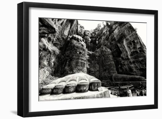 China 10MKm2 Collection - Giant Buddha of Leshan-Philippe Hugonnard-Framed Photographic Print