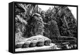 China 10MKm2 Collection - Giant Buddha of Leshan-Philippe Hugonnard-Framed Stretched Canvas