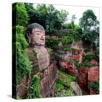 China 10MKm2 Collection - Giant Buddha of Leshan-Philippe Hugonnard-Stretched Canvas