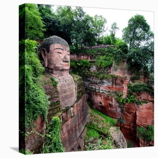 China 10MKm2 Collection - Giant Buddha of Leshan-Philippe Hugonnard-Stretched Canvas